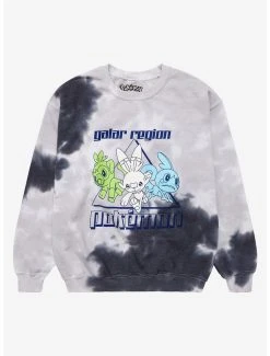 Pokémon Galar Region Starters Group Tie-Dye Crewneck - BoxLunch Exclusive