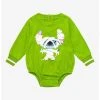 Our Universe Disney Lilo & Stitch Mummy Stitch Long-Sleeve Infant One-Piece - BoxLunch Exclusive -BoxLunch Shop 18744257 hi