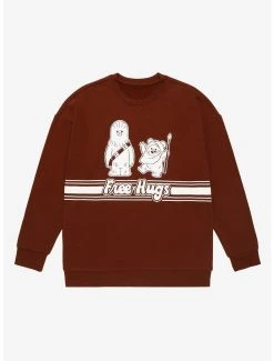 Star Wars Chewbacca & Wicket Free Hugs Crewneck - BoxLunch Exclusive