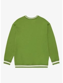 Pretty Guardian Sailor Moon Sailor Jupiter Varsity Crewneck - BoxLunch Exclusive -BoxLunch Shop 18749969 av1