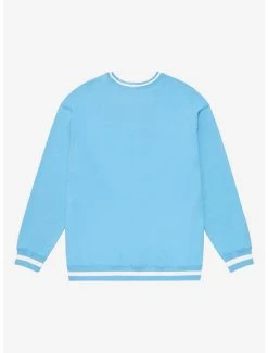 Pretty Guardian Sailor Moon Sailor Mercury Varsity Crewneck - BoxLunch Exclusive -BoxLunch Shop 18749993 av1