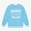 Pretty Guardian Sailor Moon Sailor Mercury Varsity Crewneck - BoxLunch Exclusive -BoxLunch Shop 18749993 hi