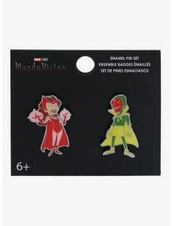 Loungefly Marvel WandaVision Retro Outfits Enamel Pin Set - BoxLunch Exclusive -BoxLunch Shop 18775378 av1