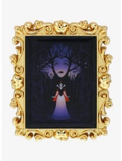 Disney Snow White And The Seven Dwarfs Snow White & Evil Queen Frame Enamel Pin - BoxLunch Exclusive