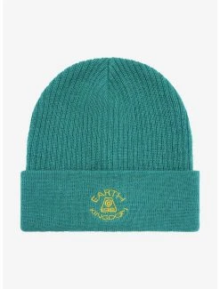 Avatar: The Last Airbender Earth Kingdom Embroidered Cuff Beanie - BoxLunch Exclusive