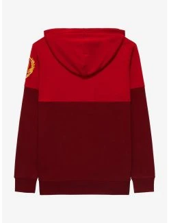 Harry Potter Gryffindor Crest Panel Hoodie - BoxLunch Exclusive -BoxLunch Shop 18809305 av1