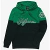 Harry Potter Slytherin Crest Panel Hoodie - BoxLunch Exclusive -BoxLunch Shop 18809313 hi