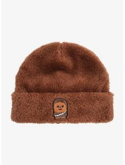 BoxLunch Shop 3 Star Wars Chibi Chewbacca Sherpa Cuff Beanie - BoxLunch Exclusive