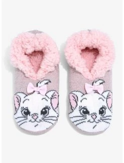 Disney The Aristocats Marie Bow Slipper Socks - BoxLunch Exclusive -BoxLunch Shop 18809351 av1
