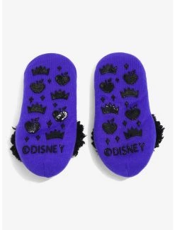 Disney Villains Evil Queen Portrait Slipper Socks - BoxLunch Exclusive -BoxLunch Shop 18809355 av2
