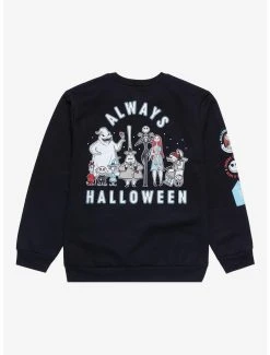 Disney The Nightmare Before Christmas Halloween Town Youth Crewneck - BoxLunch Exclusive -BoxLunch Shop 18814892 av1