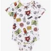 Marvel Avengers Sketch Art Character Portrait Allover Print Infant One-Piece - BoxLunch Exclusive -BoxLunch Shop 18814937 hi