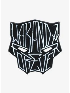 Marvel Black Panther Wakanda Forever Enamel Pin - BoxLunch Exclusive