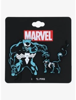 Marvel Spider-Man Venom & Cat Enamel Pin Set - BoxLunch Exclusive -BoxLunch Shop 19028954 av1