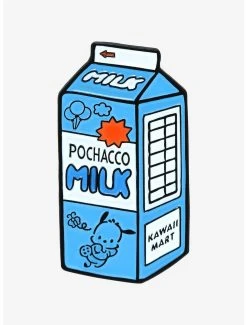 Sanrio Kawaii Mart Pochacco Milk Carton Enamel Pin - BoxLunch Exclusive