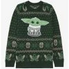 Star Wars The Mandalorian Grogu Toddler Holiday Sweater - BoxLunch Exclusive -BoxLunch Shop 19046139 hi