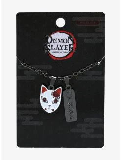 Demon Slayer: Kimetsu No Yaiba Tanjiro's Warding Mask Necklace - BoxLunch Exclusive -BoxLunch Shop 19051390 av2