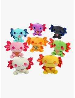 Kawaii Axolotl With Food Plush Blind Bag Keychain - BoxLunch Exclusive -BoxLunch Shop 19162069 av1
