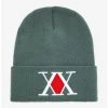 Hunter X Hunter Hunter Association Logo Cuff Beanie - BoxLunch Exclusive -BoxLunch Shop 19176949 hi