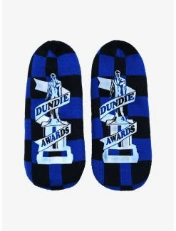 The Office Dunder Mifflin Logo Slipper Socks - BoxLunch Exclusive -BoxLunch Shop 19183842 av2