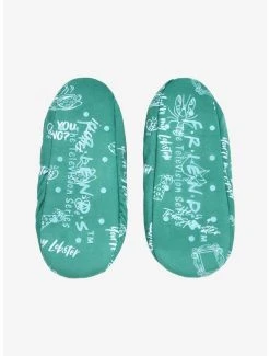Friends Central Perk Logo Slipper Socks - BoxLunch Exclusive -BoxLunch Shop 19183844 av2