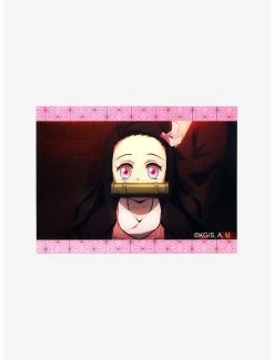 Demon Slayer: Kimetsu No Yaiba Nezuko Kamada Portrait Lenticular Sticker - BoxLunch Exclusive