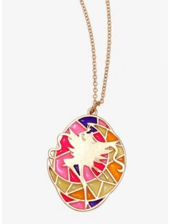 Pretty Guardian Sailor Moon Sailor Moon Silhouette Stained Glass Necklace - BoxLunch Exclusive