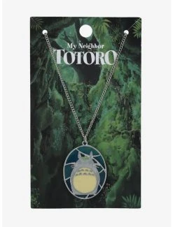Studio Ghibli My Neighbor Totoro Totoro Stained Glass Necklace - BoxLunch Exclusive -BoxLunch Shop 19235435 av2