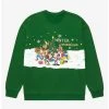 Disney Walt Disney World Winter Wonderland Group Portrait Crewneck - BoxLunch Exclusive -BoxLunch Shop 19317168 hi