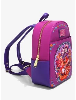 Loungefly Disney Pixar Coco Family Mural Mini Backpack - BoxLunch Exclusive -BoxLunch Shop 19322887 av1