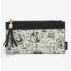 Loungefly Alice In Wonderland Line Art Allover Print Wallet - BoxLunch Exclusive -BoxLunch Shop 19323704 hi