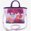 The Little Mermaid Floral Handbag - BoxLunch Exclusive -BoxLunch Shop 19323807 hi