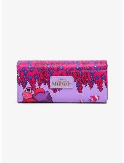 Disney The Little Mermaid Ariel & Flounder Floral Wallet - BoxLunch Exclusive -BoxLunch Shop 19323809 av1