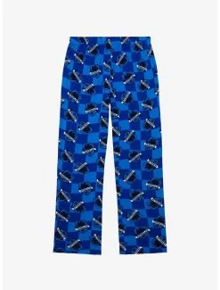 Harry Potter Ravenclaw House Crest Checkered Sleep Pants - BoxLunch Exclusive -BoxLunch Shop 19415739 av1