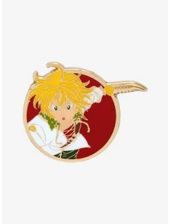 The Seven Deadly Sins Meliodas Circle Portrait Enamel Pin - BoxLunch Exclusive
