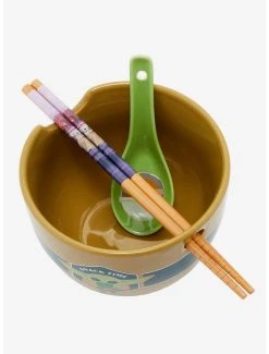 Boxlunch Star Wars The Mandalorian Grogu Snack Time Ramen Bowl With Chopsticks And Spoon -BoxLunch Shop 19428703 av4