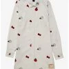 Sanrio Hello Kitty Icons Allover Print Button-Down Shirt Dress - BoxLunch Exclusive