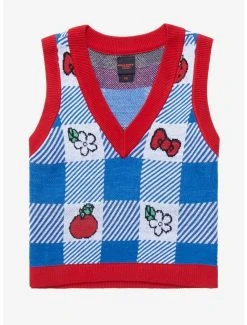 Sanrio Hello Kitty And Friends Kawaii Icons Gingham Women's Vest - BoxLunch Exclusive