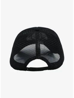 Disney The Nightmare Before Christmas Jack Skellington & Roses Trucker Cap - BoxLunch Exclusive -BoxLunch Shop 19515853 av2