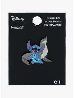 Loungefly Disney Lilo & Stitch Smiling Stitch & Seal Enamel Pin - BoxLunch Exclusive -BoxLunch Shop 19555976 av1