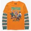 Teenage Mutant Ninja Turtles X Naruto Layered Long Sleeve T-Shirt - BoxLunch Exclusive