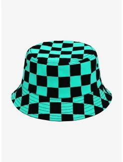 Demon Slayer: Kimetsu No Yaiba Tanjiro Embroidered Bucket Hat - BoxLunch Exclusive -BoxLunch Shop 19614734 av2