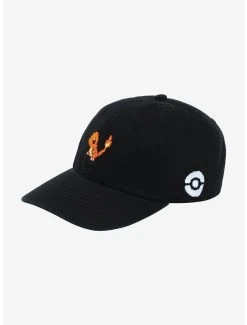 Pokémon 8-Bit Charmander Cap - BoxLunch Exclusive -BoxLunch Shop 19615273 av1
