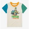 Teenage Mutant Ninja Turtles X Naruto Color Block Toddler T-Shirt - BoxLunch Exclusive