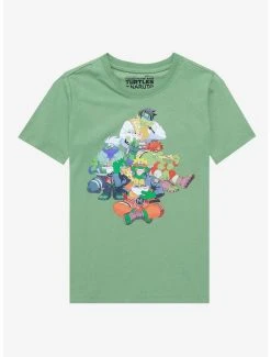 Teenage Mutant Ninja Turtles X Naruto Group Shot Youth T-Shirt - BoxLunch Exclusive