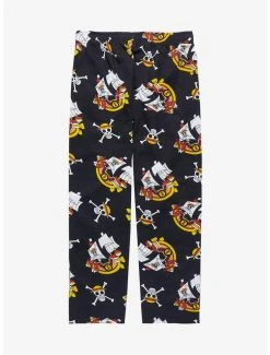 One Piece Thousand Sunny Allover Print Sleep Pants - BoxLunch Exclusive -BoxLunch Shop 19619870 av1