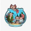 Axolotls In An Aquarium Enamel Pin - BoxLunch Exclusive -BoxLunch Shop 19654757 hi