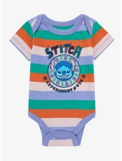 Disney Lilo & Stitch Experiment 626 Striped Infant One-Piece - BoxLunch Exclusive
