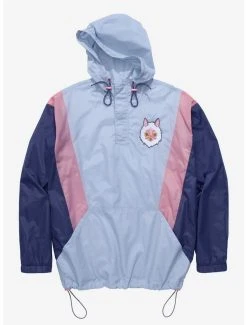 Studio Ghibli Princess Mononoke San Color Block Anorak Jacket - BoxLunch Exclusive