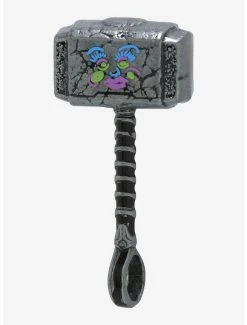 Marvel Thor: Love And Thunder Mjolnir With Doodle 3-D Enamel Pin - BoxLunch Exclusive